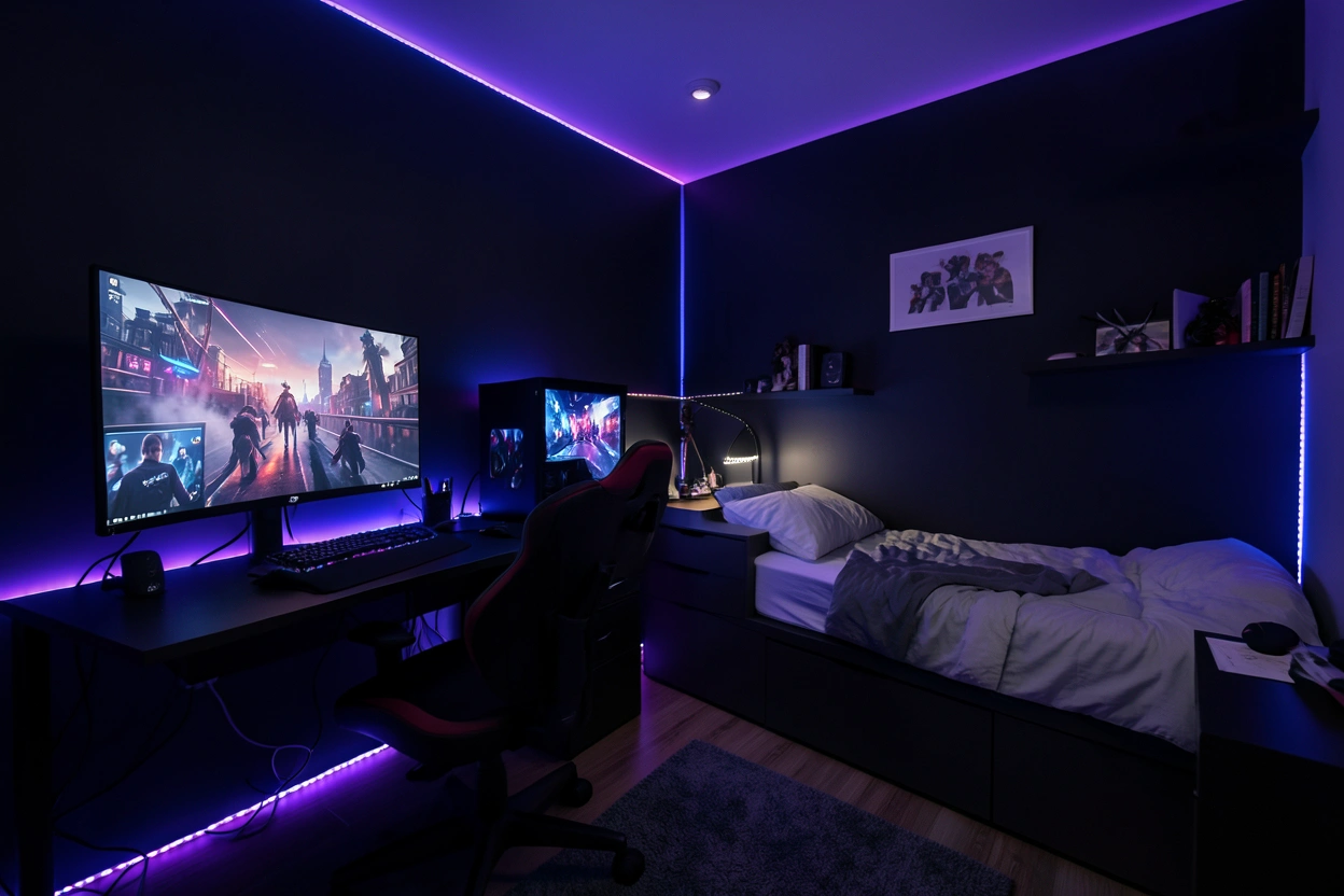 Chambre gaming ado